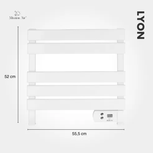 LYON 150 W Bathroom Ladder Heater | White