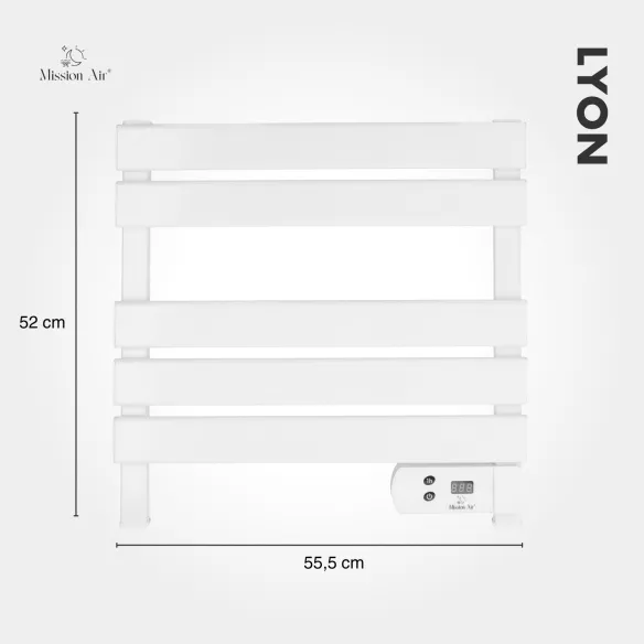 LYON 150 W Bathroom Ladder Heater | White