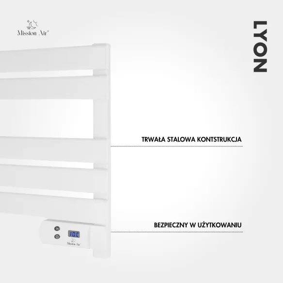 LYON 150 W Bathroom Ladder Heater | White