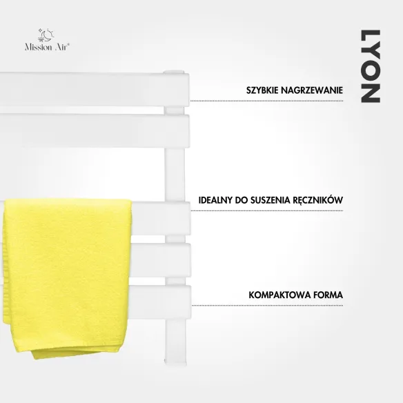 LYON 150 W Bathroom Ladder Heater | White