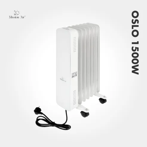 Grzejnik olejowy OSLO 2000 W – widok frontowy