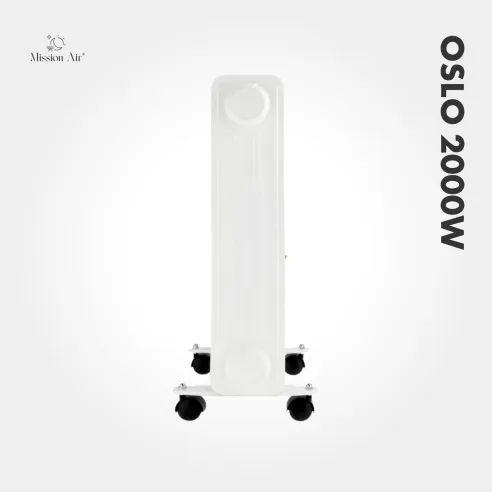 OSLO 2000 W Oil-Filled Radiator | WiFi, Electric, White