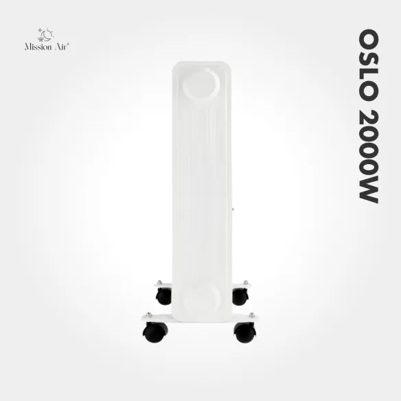OSLO 2000 W Oil-Filled Radiator | WiFi, Electric, White