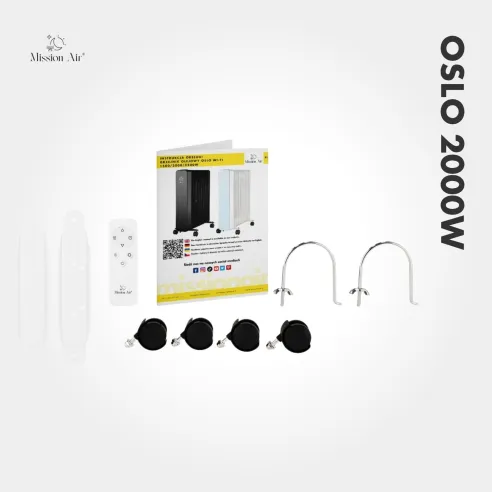 OSLO 2000 W Oil-Filled Radiator | WiFi, Electric, White