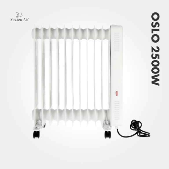 OSLO 2500 W Oil-Filled Radiator | WiFi, Electric, White