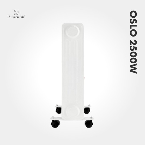 OSLO 2500 W Oil-Filled Radiator | WiFi, Electric, White