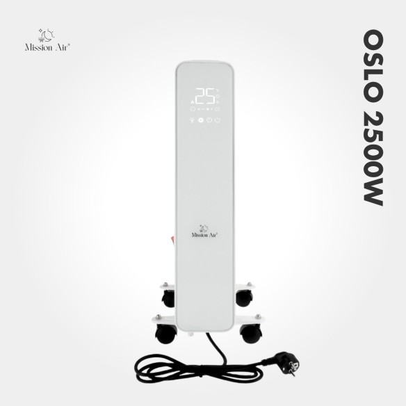 OSLO 2500 W Oil-Filled Radiator | WiFi, Electric, White