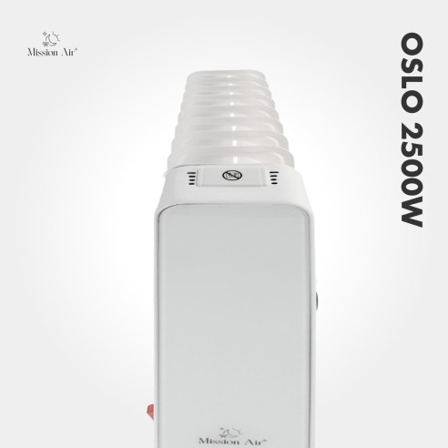 OSLO 2500 W Oil-Filled Radiator | WiFi, Electric, White