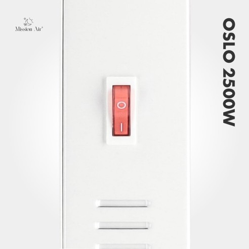 OSLO 2500 W Oil-Filled Radiator | WiFi, Electric, White