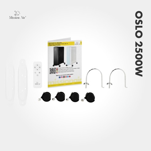 OSLO 2500 W Oil-Filled Radiator | WiFi, Electric, White