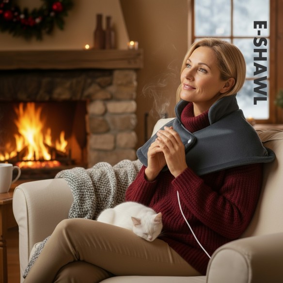 E-SHAWL Heating Cushion | Shoulder & Neck, USB