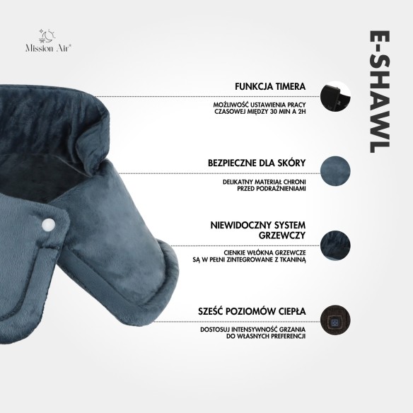 E-SHAWL Heating Cushion | Shoulder & Neck, USB