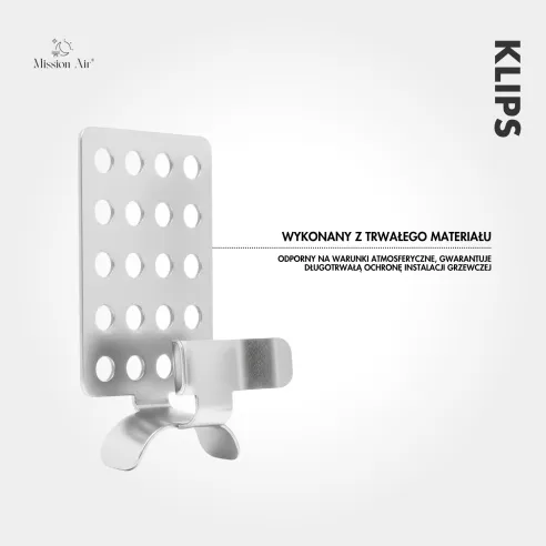 Roof Mounting Bracket for Heating Cables | For Roof Surface Installation