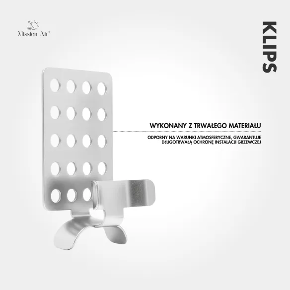 Roof Mounting Bracket for Heating Cables | For Roof Surface Installation