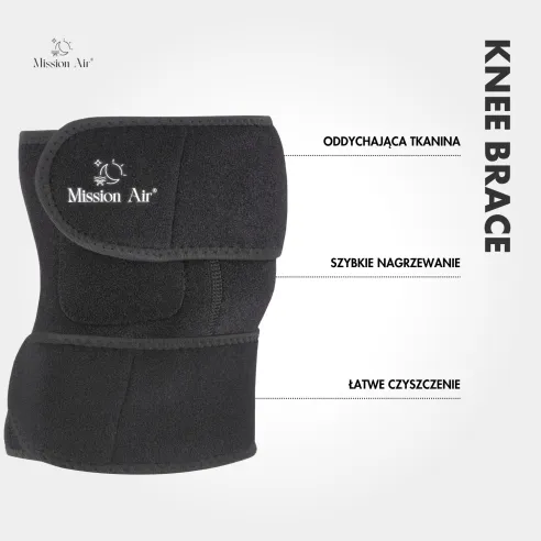 Opaska na kolano E-KNEE BRACE użytkowanie