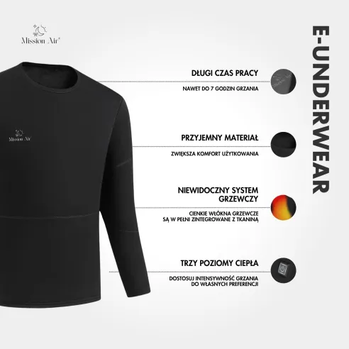 E-UNDERWEAR MAN Heated Thermal Underwear | USB Powered
