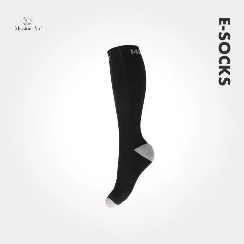 Skarpetki grzewcze E-SOCKS widok boczny