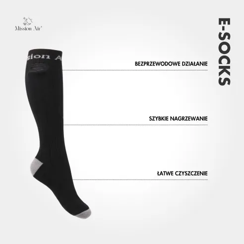 Skarpetki podgrzewane E-SOCKS użytkowanie