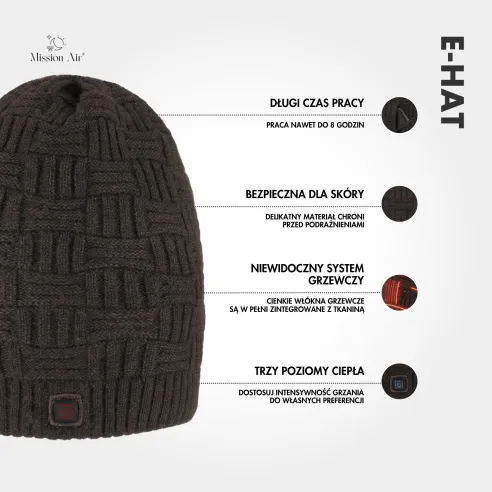 E-HAT Heated Winter Hat | USB Powered
