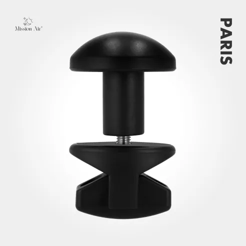 Wieszak na grzejnik drabinkowy czarny widok z przodu