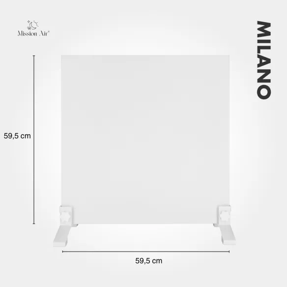 Grzejnik na podczerwień MILANO 350 W front