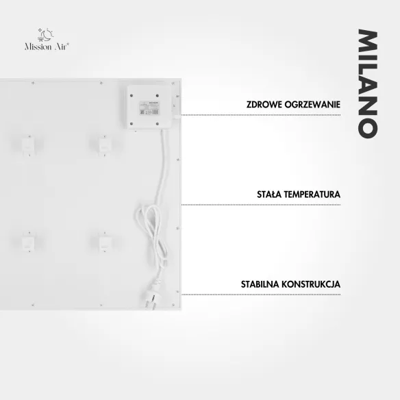 MILANO 350 W Infrared Heater | WiFi, IR, White