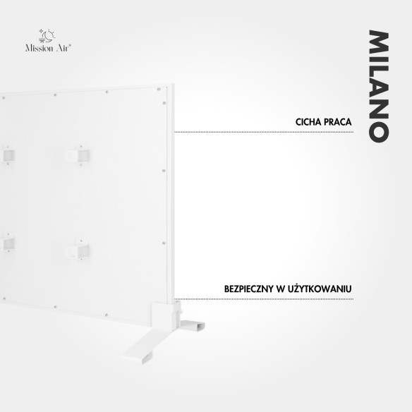 MILANO 540 W Infrared Heater | WiFi, IR, White