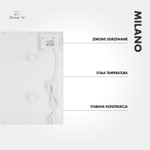 MILANO 540 W Infrared Heater | WiFi, IR, White