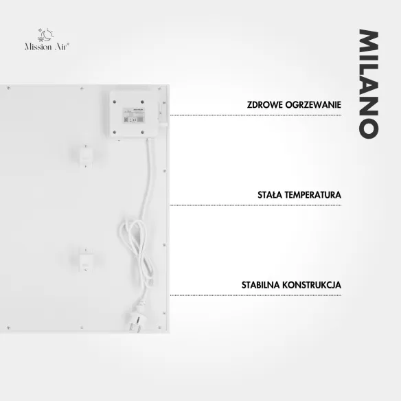 Mocowania grzejnik IR MILANO 540 W