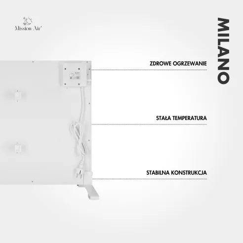 Mocowania grzejnik IR MILANO 700 W