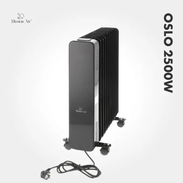Grzejnik olejowy OSLO 2500 W | WiFi, Elektryczny, Czarny