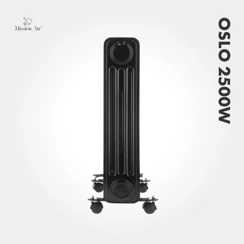 OSLO 2500 W Oil-Filled Radiator | WiFi, Electric, Black
