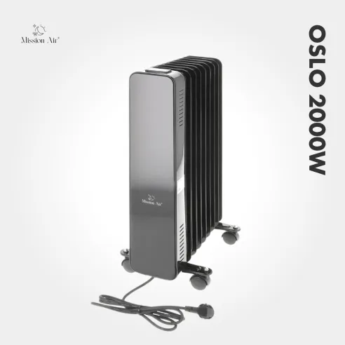 OSLO 2000 W Oil-Filled Radiator | WiFi, Electric, Black
