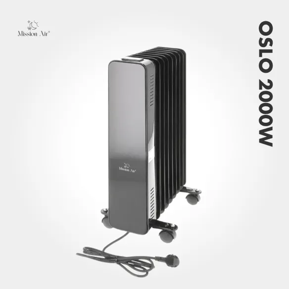 OSLO 2000 W Oil-Filled Radiator | WiFi, Electric, Black