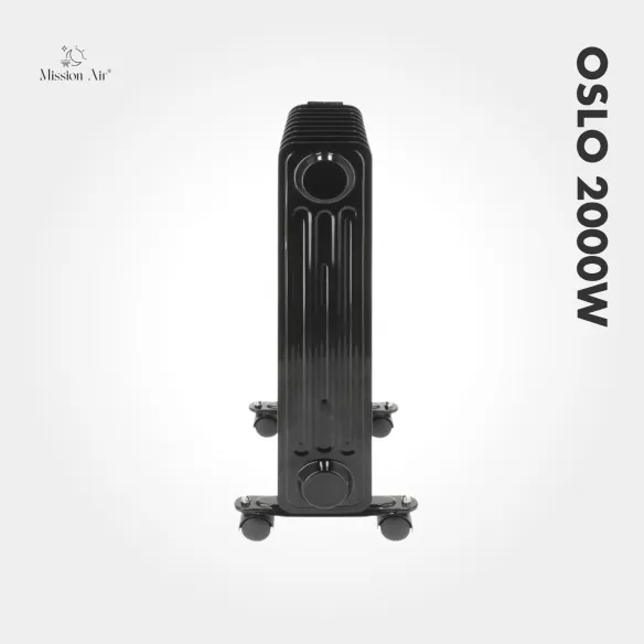 OSLO 2000 W Oil-Filled Radiator | WiFi, Electric, Black