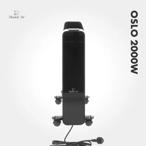OSLO 2000 W Oil-Filled Radiator | WiFi, Electric, Black