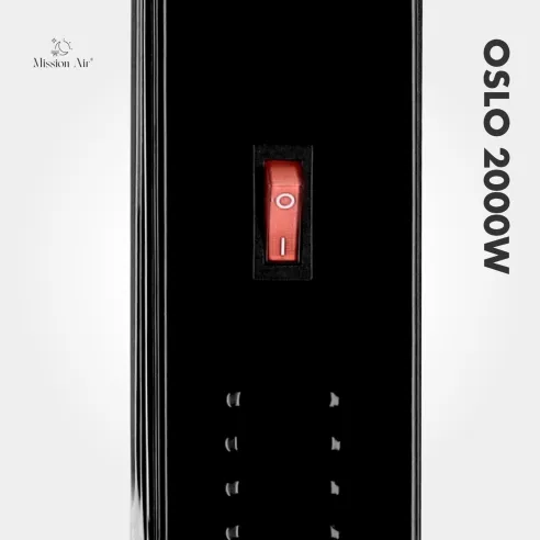 OSLO 2000 W Oil-Filled Radiator | WiFi, Electric, Black