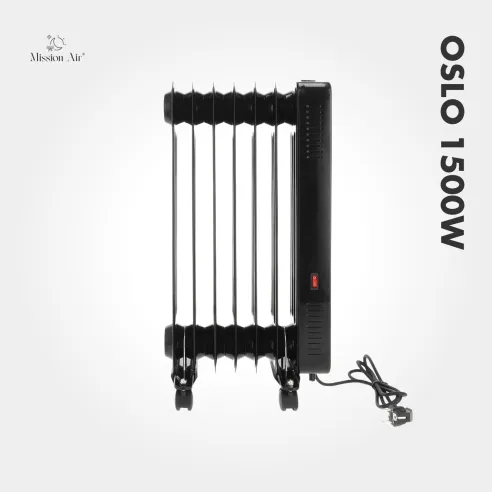 Grzejnik olejowy OSLO 1500 W żebra grzewcze