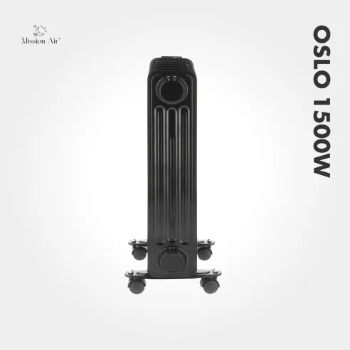 OSLO 1500 W Oil-Filled Radiator | WiFi, Electric, Black