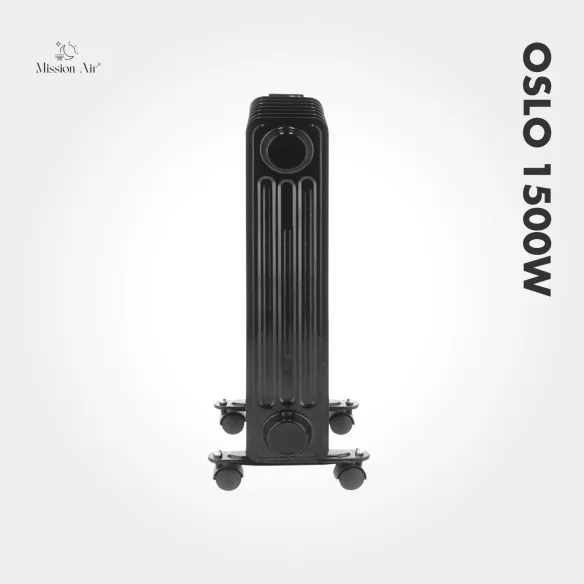 OSLO 1500 W Oil-Filled Radiator | WiFi, Electric, Black