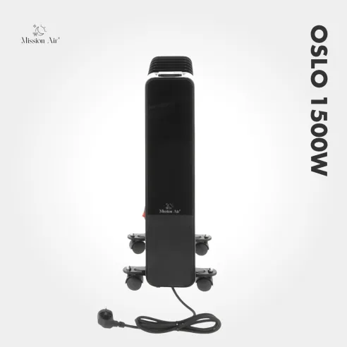 OSLO 1500 W Oil-Filled Radiator | WiFi, Electric, Black