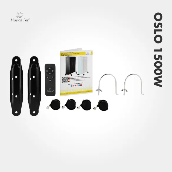 OSLO 1500 W Oil-Filled Radiator | WiFi, Electric, Black