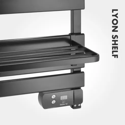 Shelf for LYON Bathroom Heater | Black
