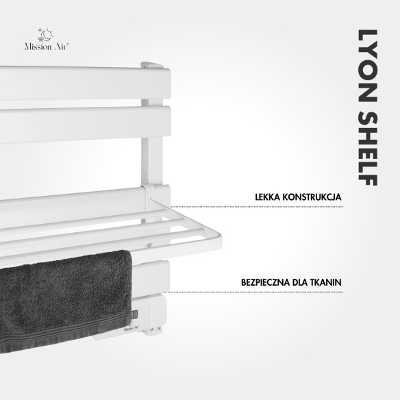 Shelf for LYON Bathroom Heater | White