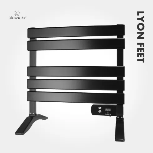 Feet for LYON Bathroom Heater | Mounting Kit, Black