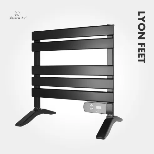 Feet for LYON Bathroom Heater | Mounting Kit, Black