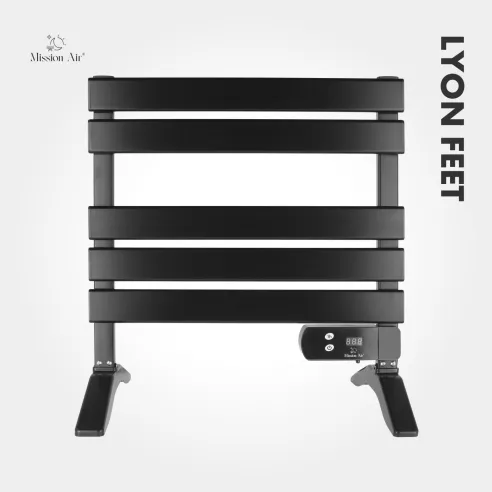 Feet for LYON Bathroom Heater | Mounting Kit, Black