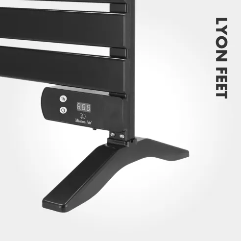 Feet for LYON Bathroom Heater | Mounting Kit, Black