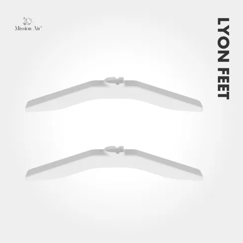 Feet for LYON Bathroom Heater | Mounting Kit, White