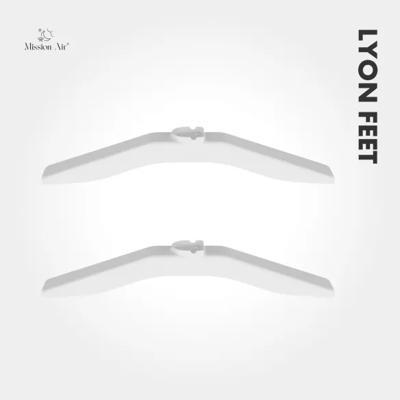 Feet for LYON Bathroom Heater | Mounting Kit, White